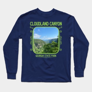 Cloudland Canyon State Park Georgia Long Sleeve T-Shirt